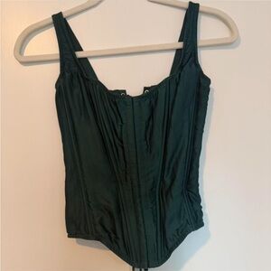Victoria's Secret Dark Green corset